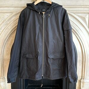A.P.C Black Cotton Jacket | Size M